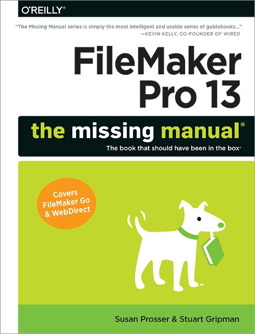 Couverture_Filemaker Pro 13: The Missing Manual