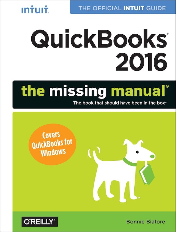 Front cover_Quickbooks 2016: The Missing Manual