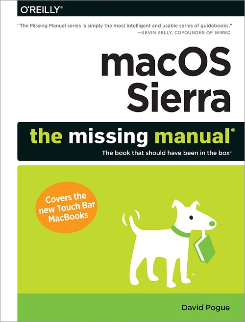 Front cover_Macos Sierra: The Missing Manual