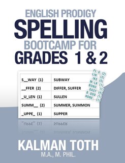 Front cover_English Prodigy Spelling Bootcamp For Grades 1 & 2