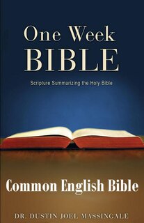 Front cover_One Week Bible CEB