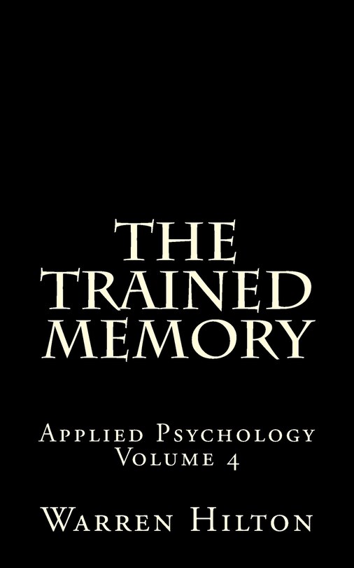 Front cover_The Trained Memory
