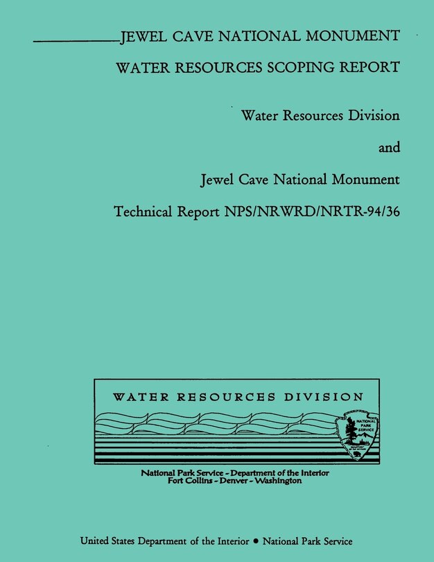 Front cover_Jewel Cave National Monument
