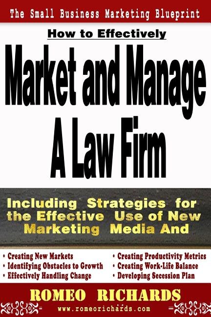 Couverture_How to Effectively Market and Manage a Law Firm