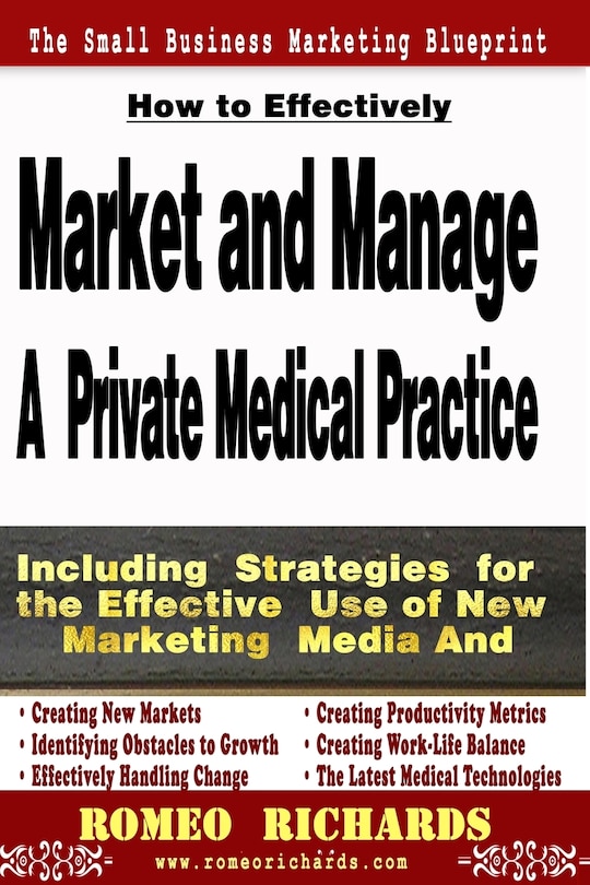 Couverture_How to Effectively Market and Manage a Private Medical Practice