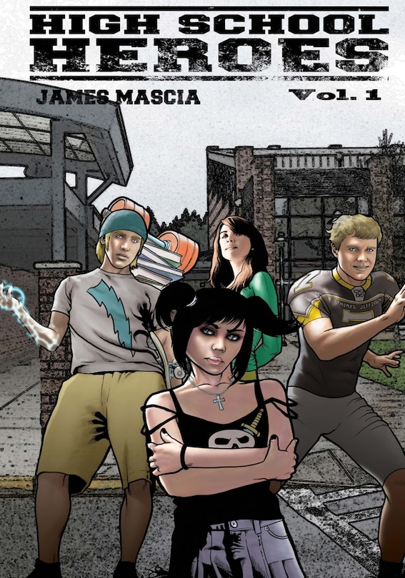 Front cover_High School Heroes (graphic Novel)
