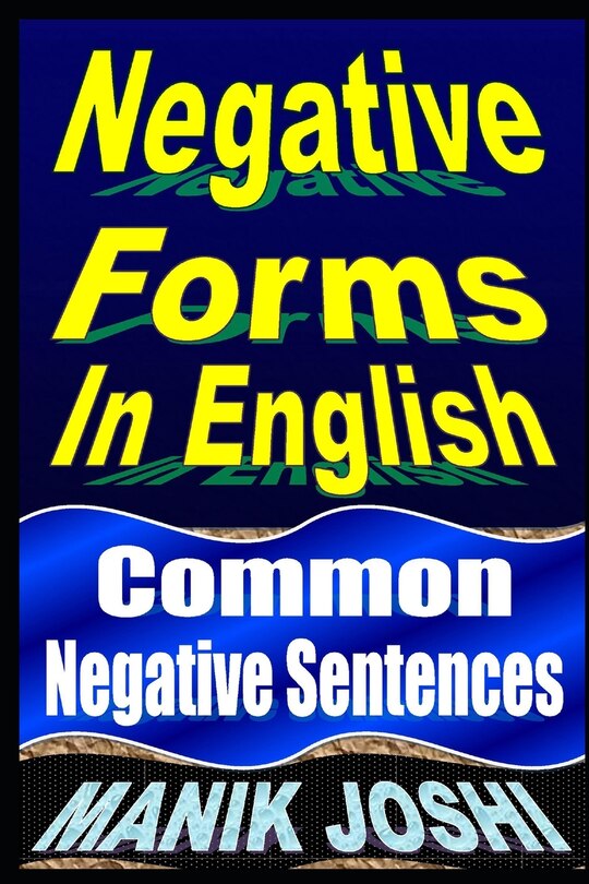 Front cover_Negative Forms In English
