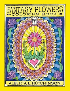 Front cover_Fantasy Flowers Coloring Book No. 1