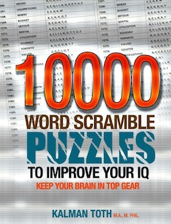 Front cover_10000 Word Scramble Puzzles to Improve Your IQ