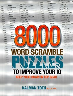 Front cover_8000 Word Scramble Puzzles to Improve Your IQ