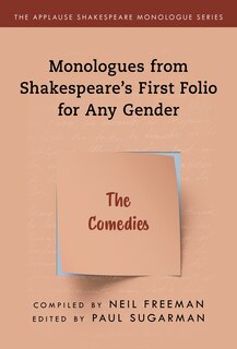 Couverture_Monologues from Shakespeare’s First Folio for Any Gender