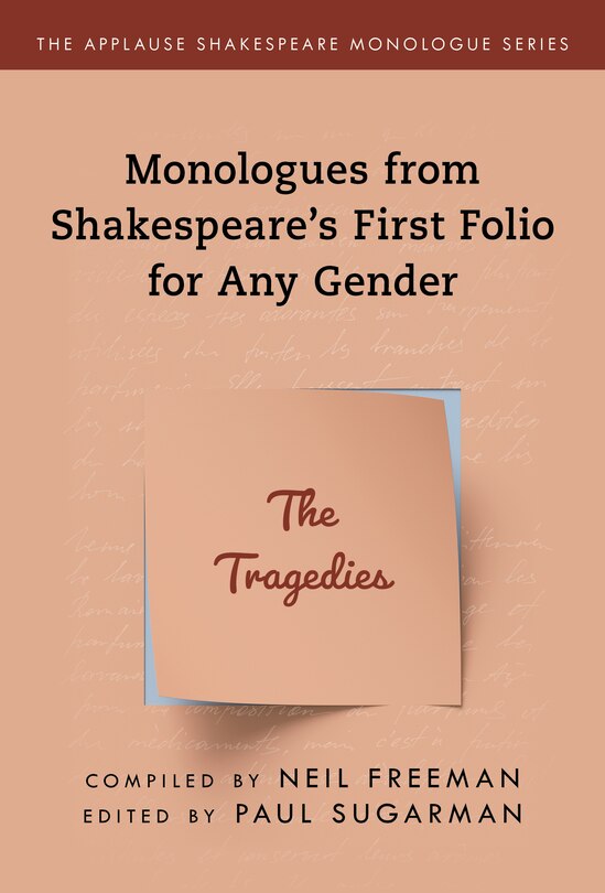 Front cover_Monologues from Shakespeare’s First Folio for Any Gender