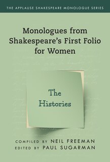 Front cover_Monologues from Shakespeare’s First Folio for Women