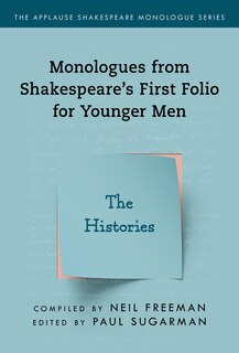 Front cover_Monologues from Shakespeare’s First Folio for Younger Men