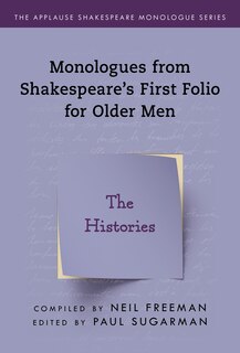Front cover_Monologues from Shakespeare’s First Folio for Older Men