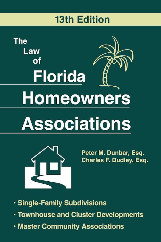 Couverture_The Law of Florida Homeowners Associations