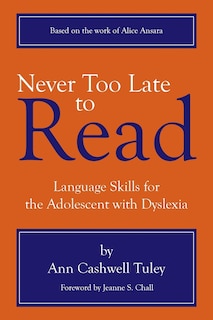 Couverture_Never Too Late to Read