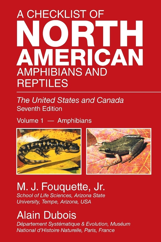 Couverture_A Checklist of North American Amphibians and Reptiles