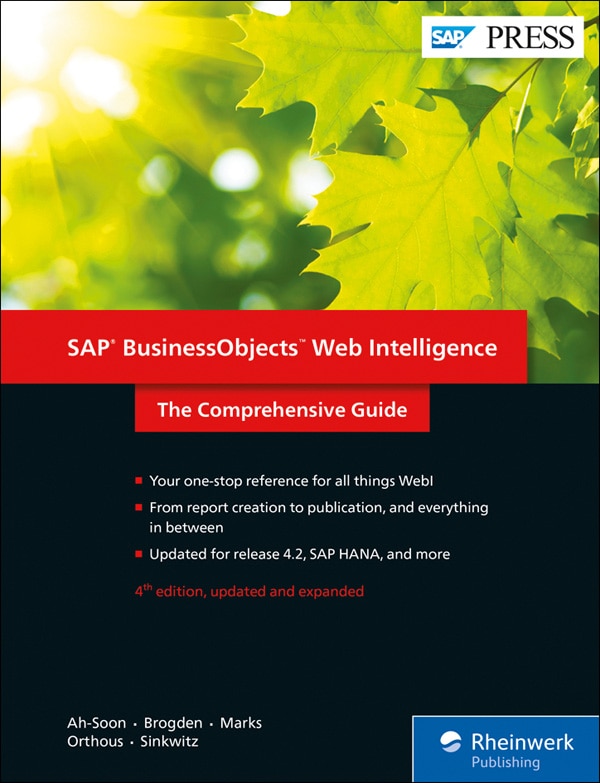 Couverture_SAP Businessobjects Web Intelligence