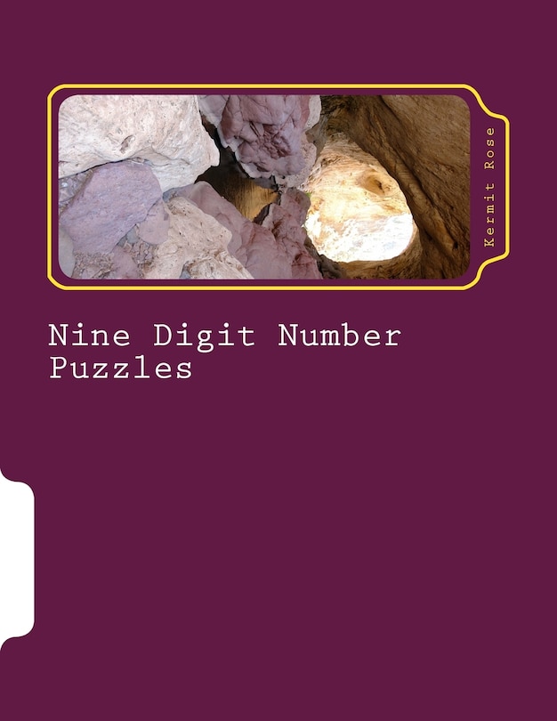 Front cover_Nine Digit Number Puzzles