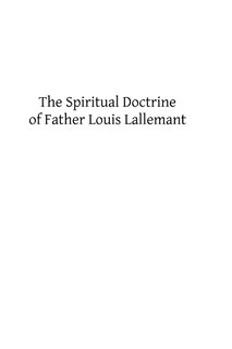 Front cover_The Spiritual Doctrine of Father Louis Lallemant