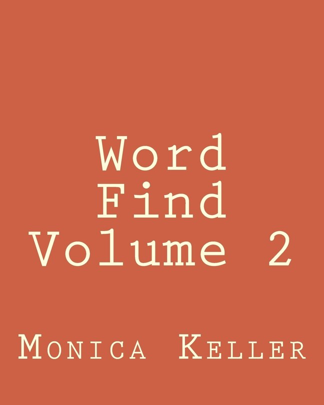 Front cover_Word Find Volume 2