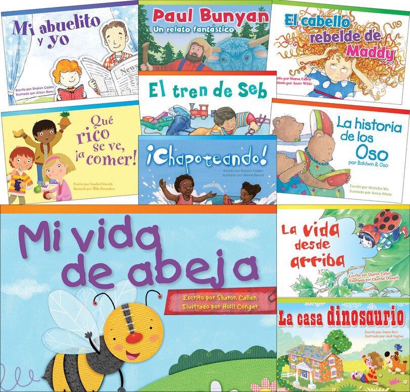 Front cover_Literary Text Grade 1 Readers Spanish Set 3 10-Book Set