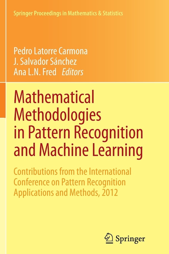Front cover_Mathematical Methodologies in Pattern Recognition and Machine Learning