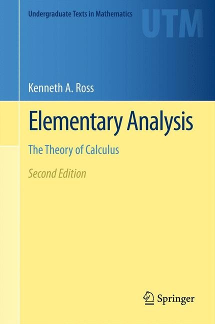 Elementary Analysis: The Theory of Calculus