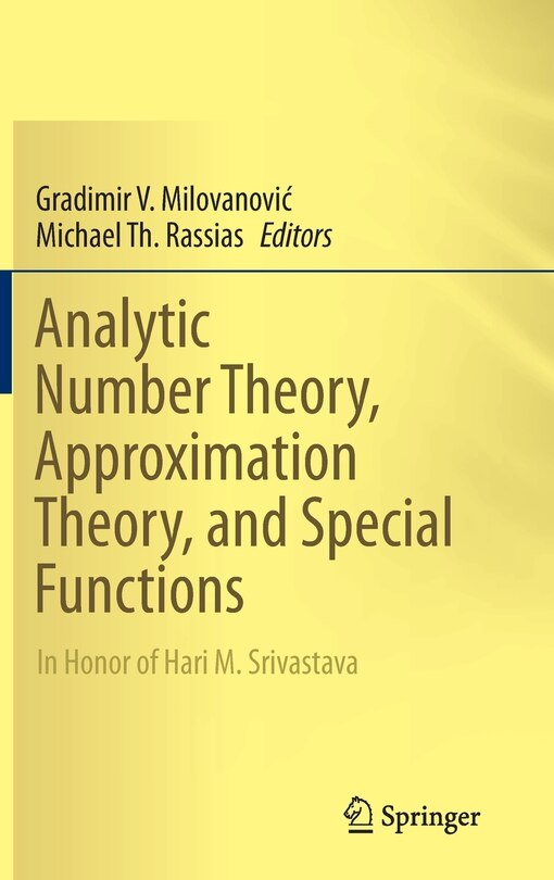 Couverture_Analytic Number Theory, Approximation Theory, and Special Functions