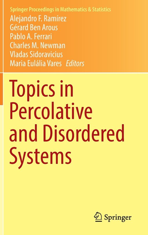 Couverture_Topics in Percolative and Disordered Systems