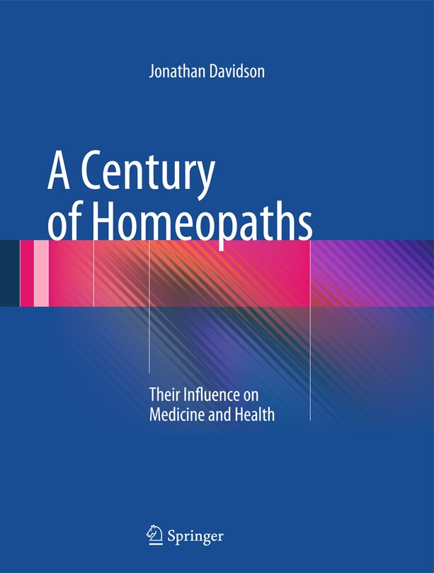 Front cover_A Century of Homeopaths