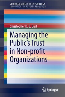 Couverture_Managing The Public's Trust In Non-profit Organizations