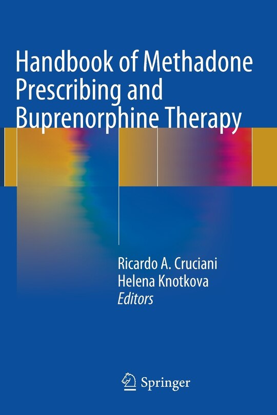 Couverture_Handbook of Methadone Prescribing and Buprenorphine Therapy