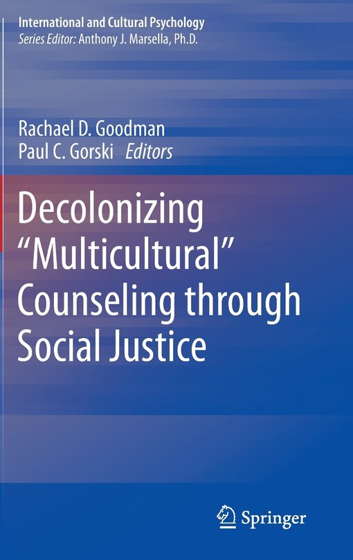 Front cover_Decolonizing Multicultural Counseling through Social Justice