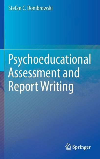 Front cover_Psychoeducational Assessment and Report Writing