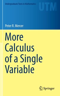 Front cover_More Calculus of a Single Variable