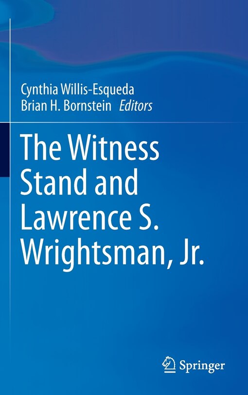 Front cover_The Witness Stand and Lawrence S. Wrightsman, Jr.