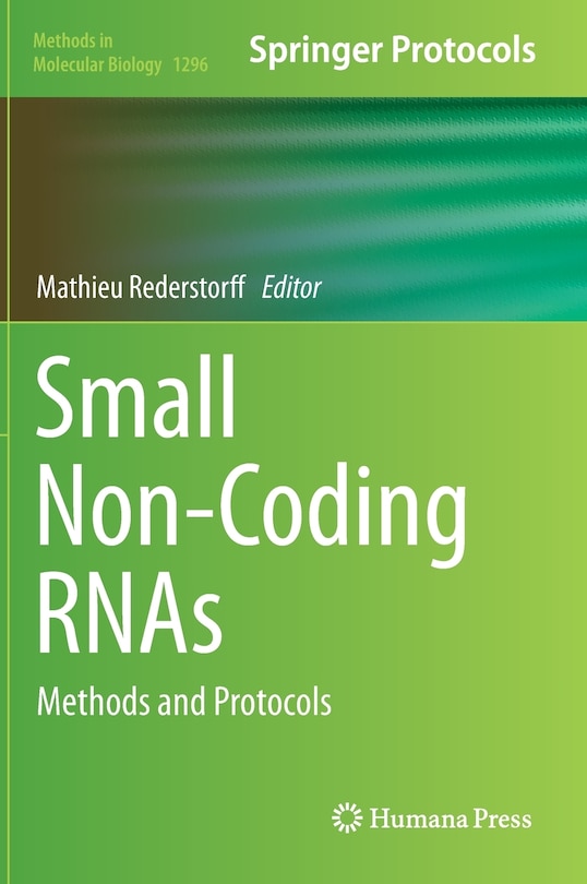 Front cover_Small Non-Coding RNAs