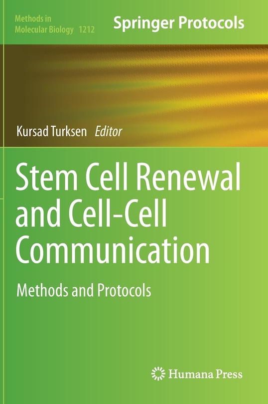 Front cover_Stem Cell Renewal and Cell-Cell Communication