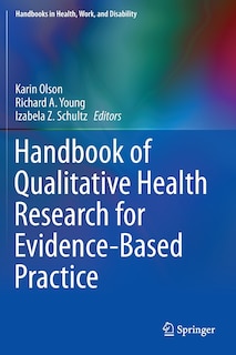 Couverture_Handbook of Qualitative Health Research for Evidence-Based Practice
