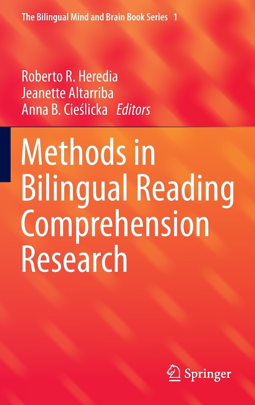 Couverture_Methods in Bilingual Reading Comprehension Research