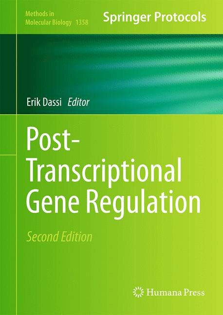 Front cover_Post-Transcriptional Gene Regulation