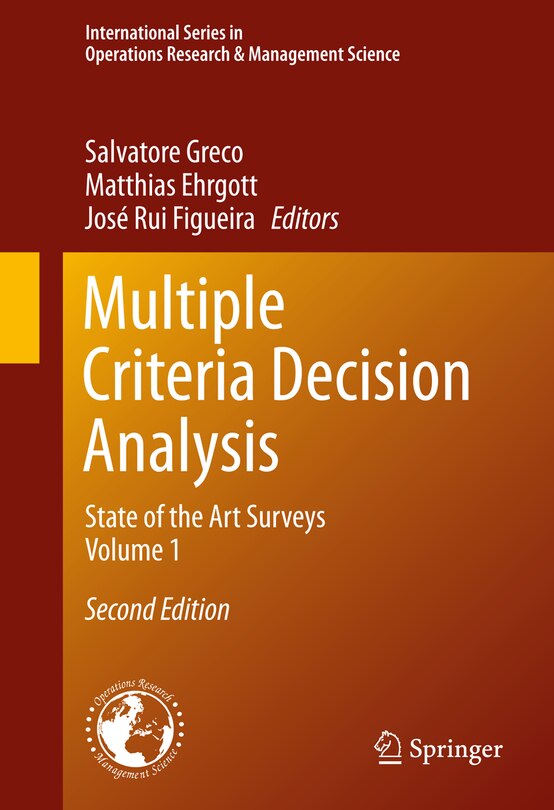 Couverture_Multiple Criteria Decision Analysis