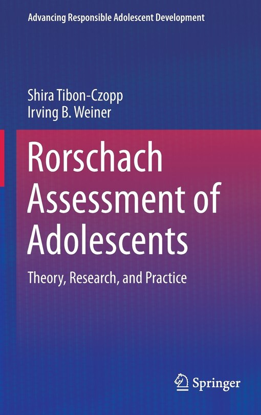 Couverture_Rorschach Assessment of Adolescents