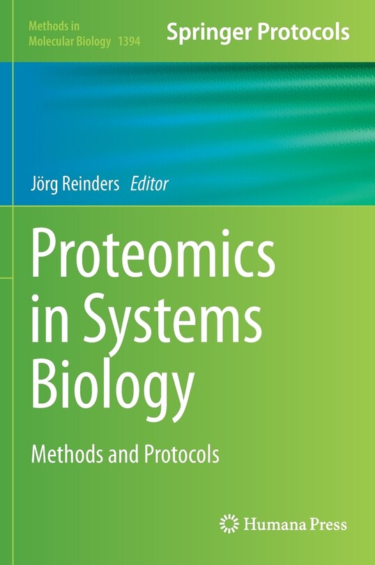 Couverture_Proteomics in Systems Biology