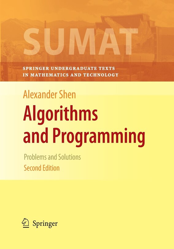 Front cover_Algorithms And Programming