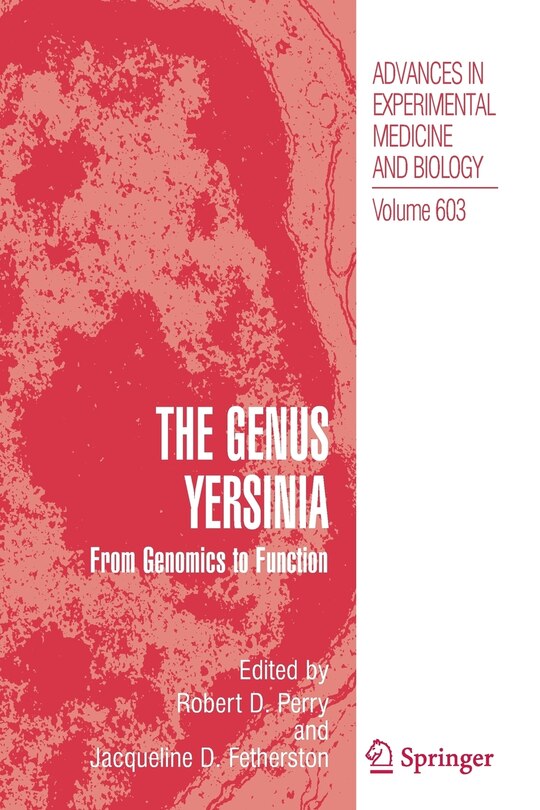 Couverture_The Genus Yersinia