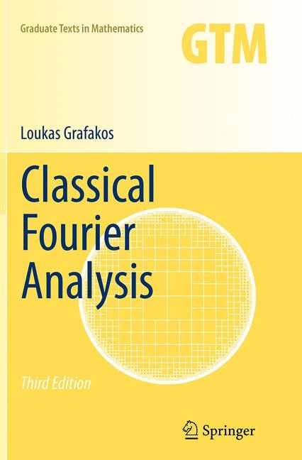 Front cover_Classical Fourier Analysis