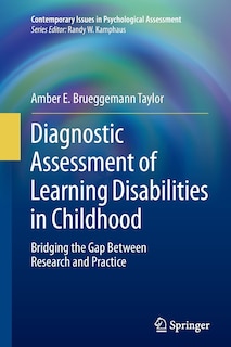 Couverture_Diagnostic Assessment Of Learning Disabilities In Childhood